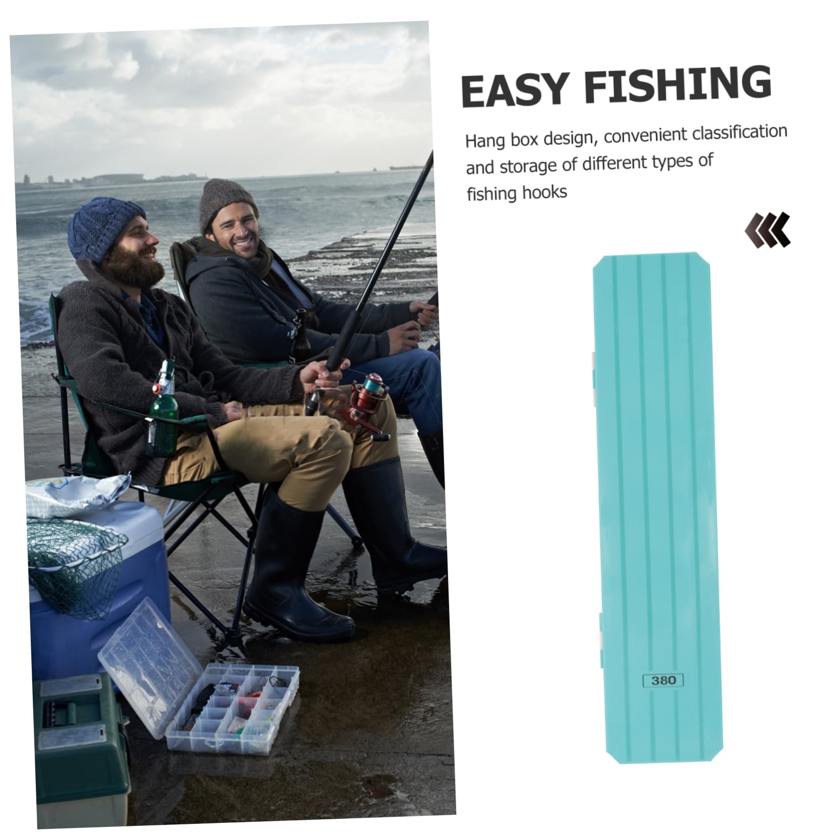Toyvian Scatola Da 5 Pezzi scatola per ami da pesca Porta del richiamo della pesca ingranaggio attrezzatura Accessori portaoggetti per la pesca affrontare vassoi plastica