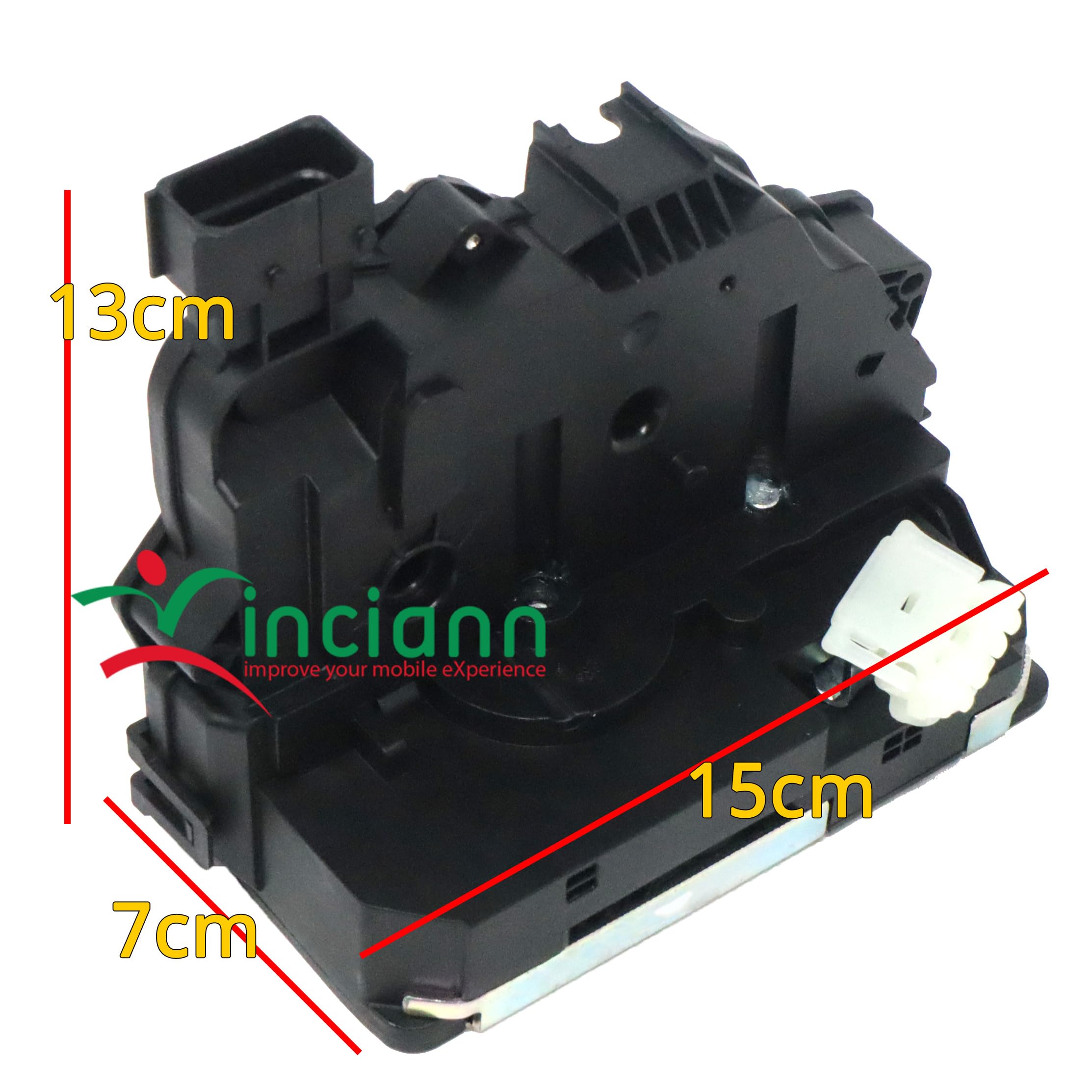 Serratura portiera anteriore destra lato passeggero compatibile con codici 55702899 5133155 adatto a Corsa D 06-14 compatibile con Meriva B 10-17