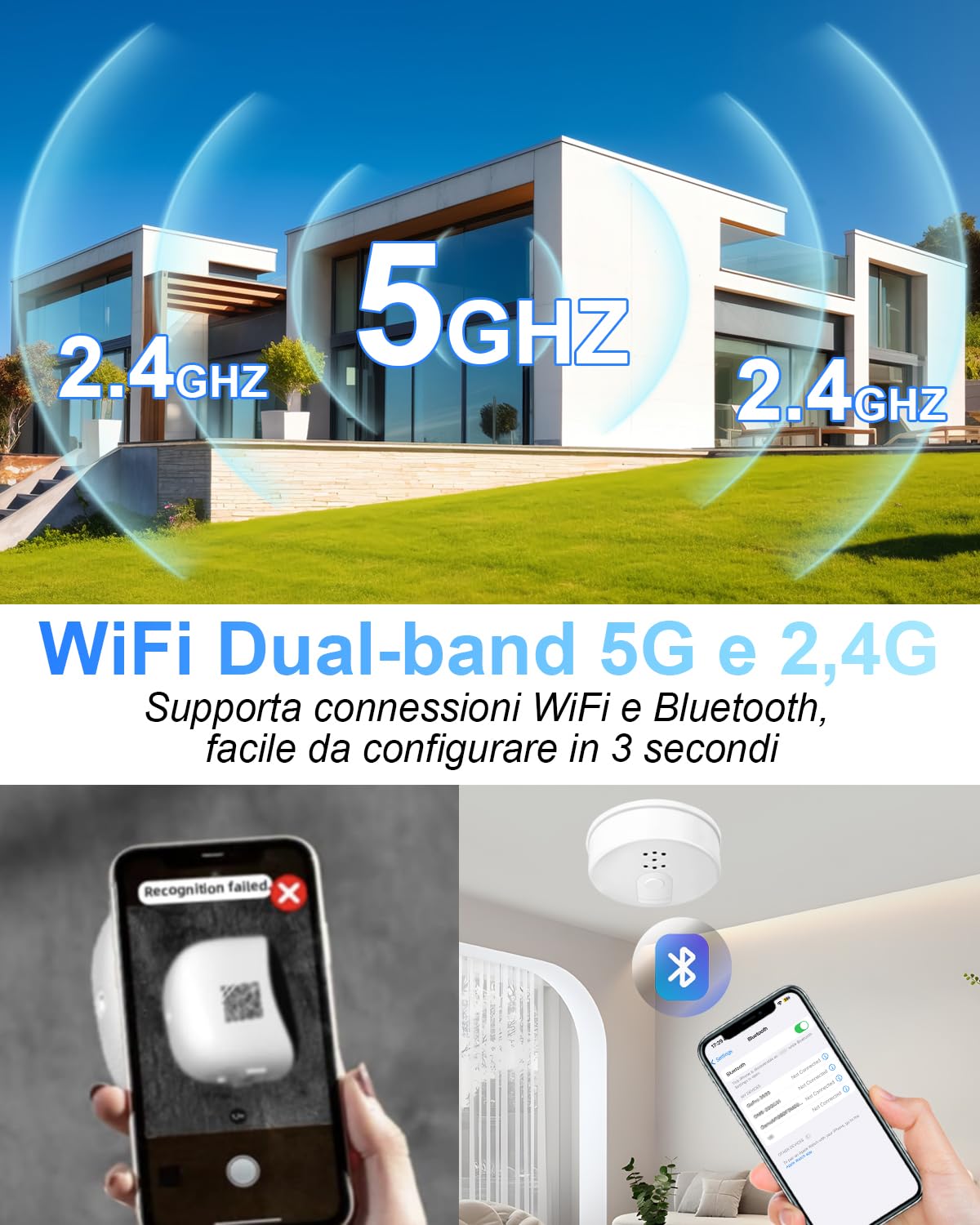 Camera Spy 1080P 5G WiFi - Mini Caméra Nascosta - Dettaglio