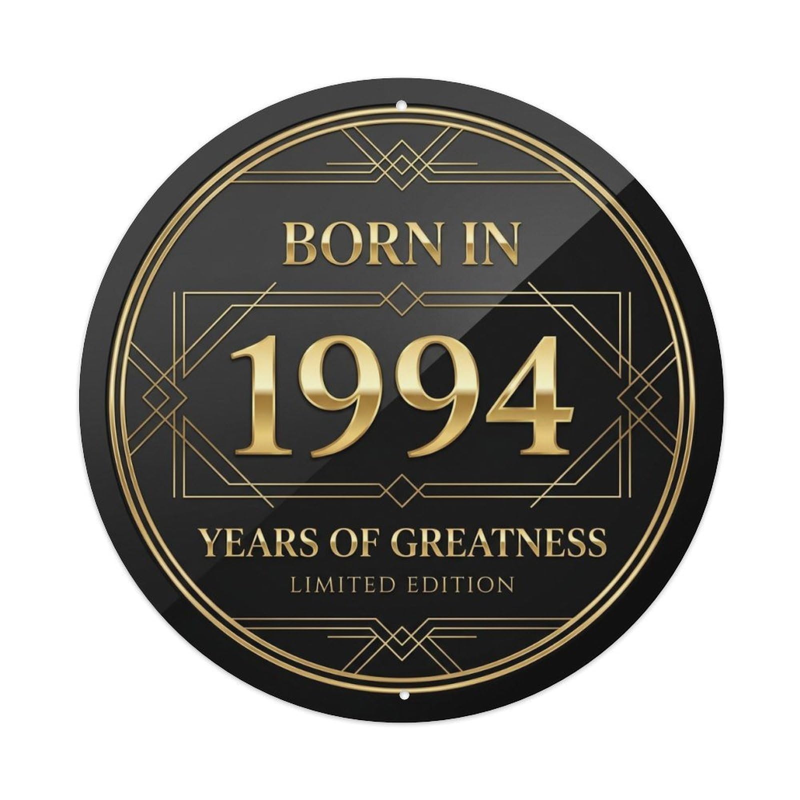 Born In 1994 Years Of Greatness Year-Themed Birthday Gift Vintage Metal Tin Sign
