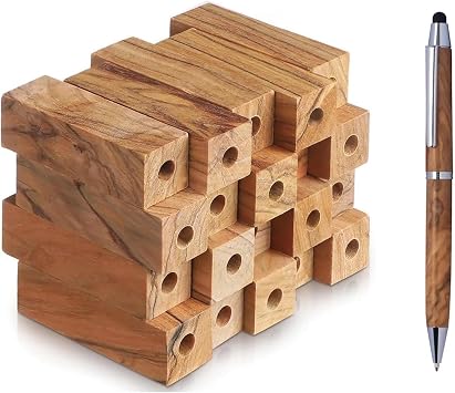 10 Pcs Pen Making Kit, Woodturning Kit for Crafting Custom Wood Pens and Unique Gifts