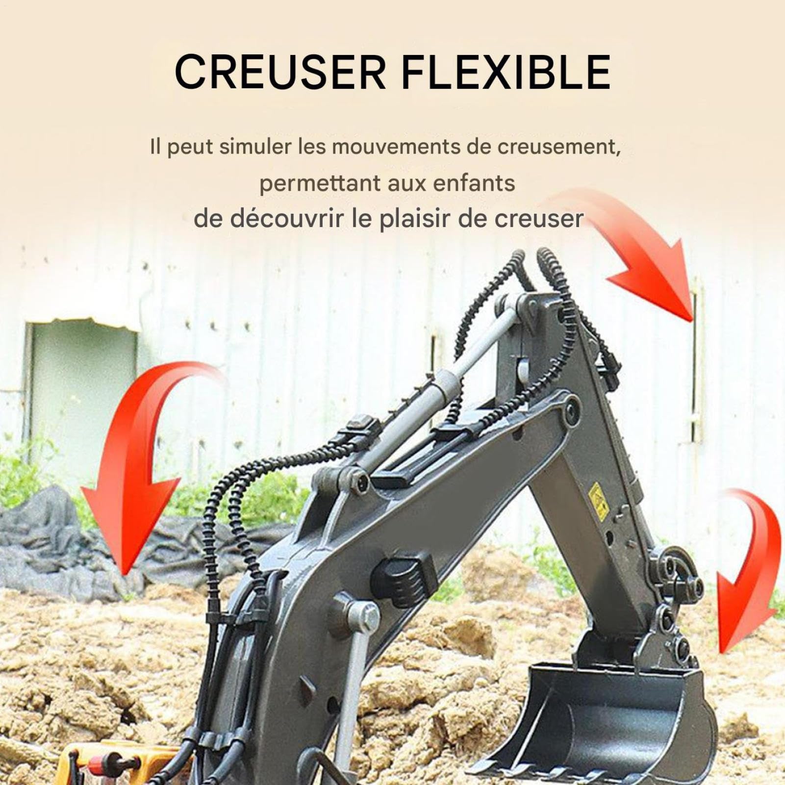 Excavatrice Télécommandée Creuseur de Sable