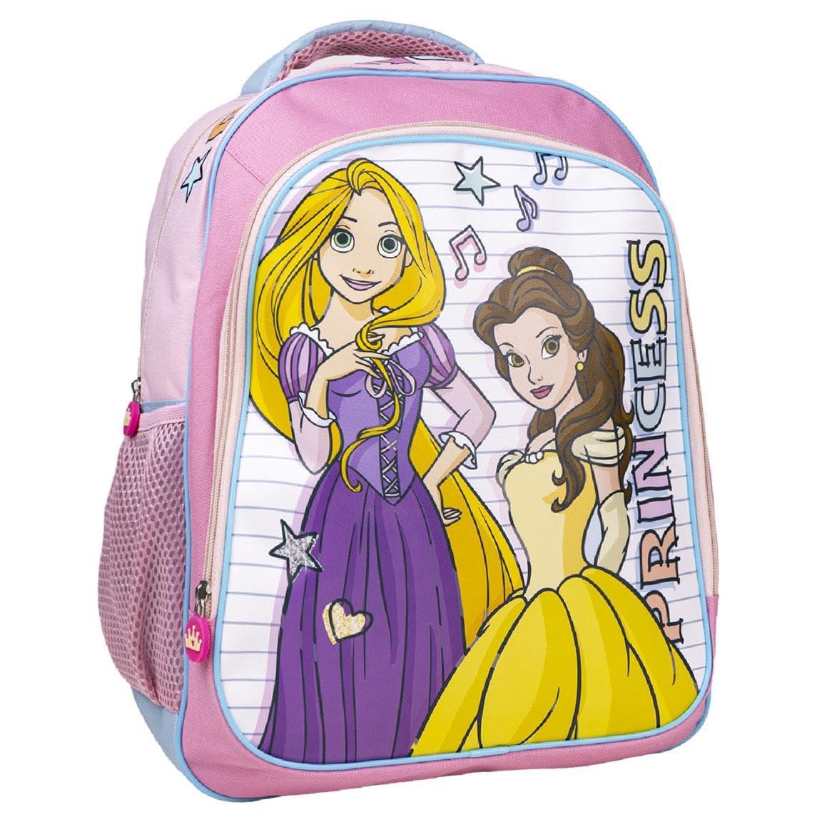CERDÁ LIFE'S LITTLE MOMENTS Mochila Escolar Estilo Trolley de Las Princesas de Disney, Niños, Multicolor, Estándar