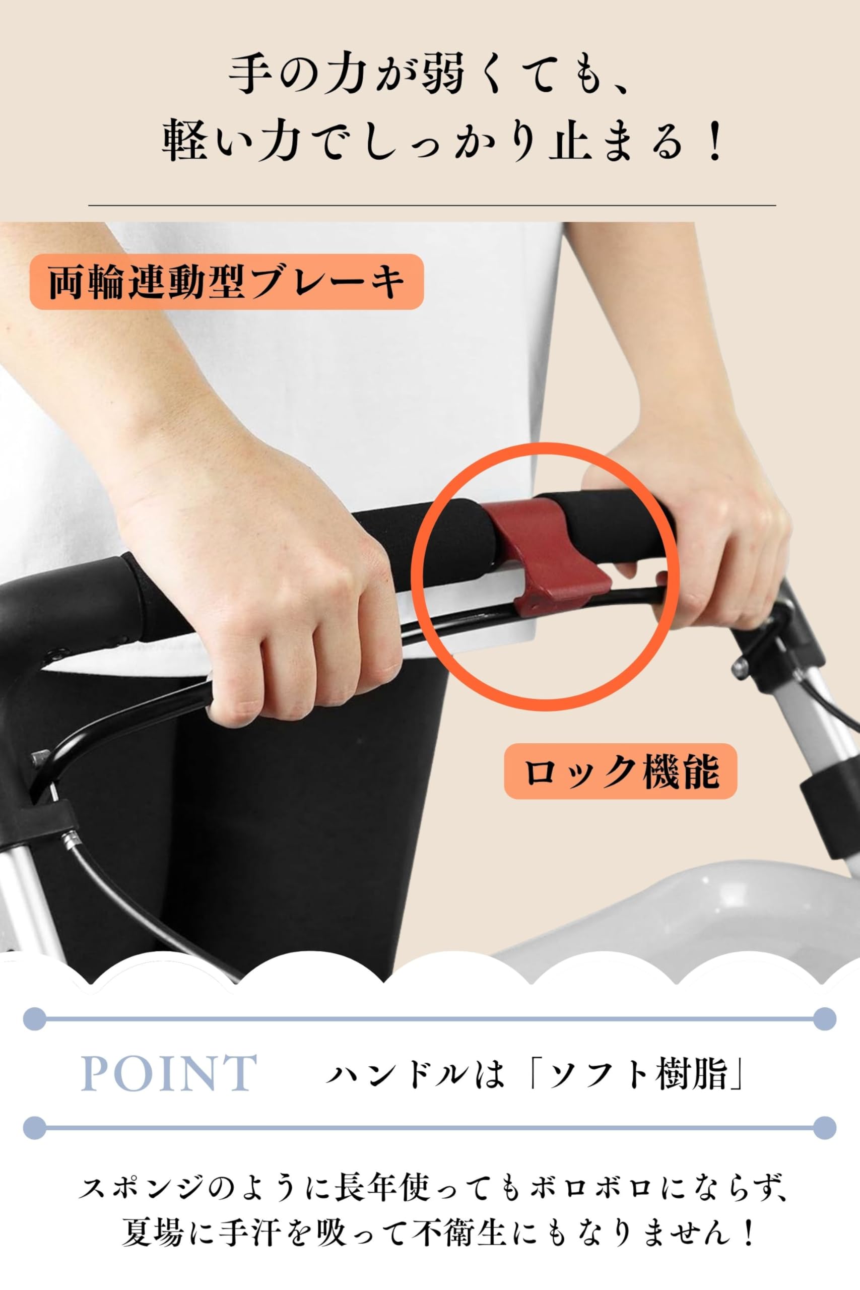 Amazon | KMINA PRO 歩行器 高齢者用 室内 歩行車 四輪 小型 手押し車
