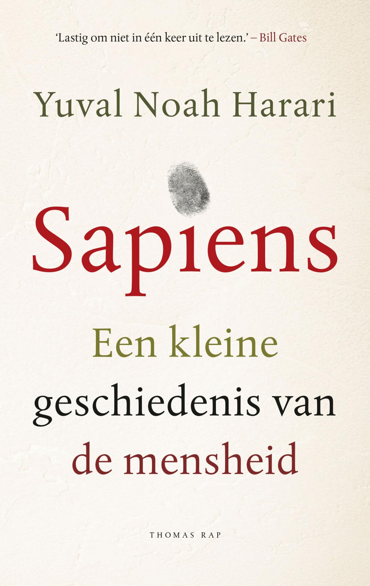 Sapiens: een kleine geschiedenis van de mensheid