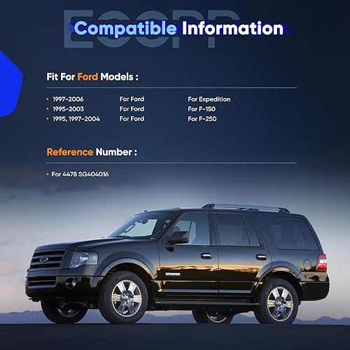 Miniatura 2 de ECCPP 2 cubiertas de amortiguadores de elevación frontales para Ford Expedition 1997-2006, Ford F-150 F-250 1997-2004