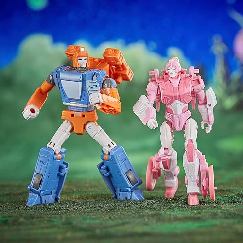 Miniatura 6 de Transformers Toys Legacy Evolution War Dawn - Paquete de 2 juguetes de lujo Cybertronian Erial y Dion, figuras de acción para niños y niñas de 8