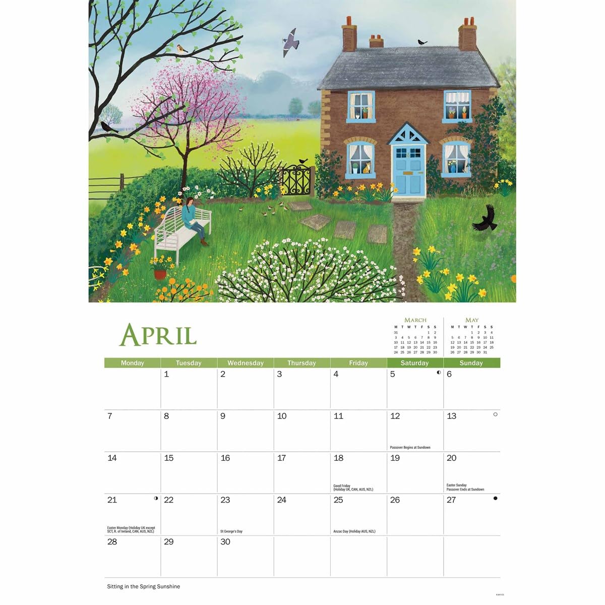 Jo Grundy Country Year A4 Calendar 2025 (PFP) BigaMart