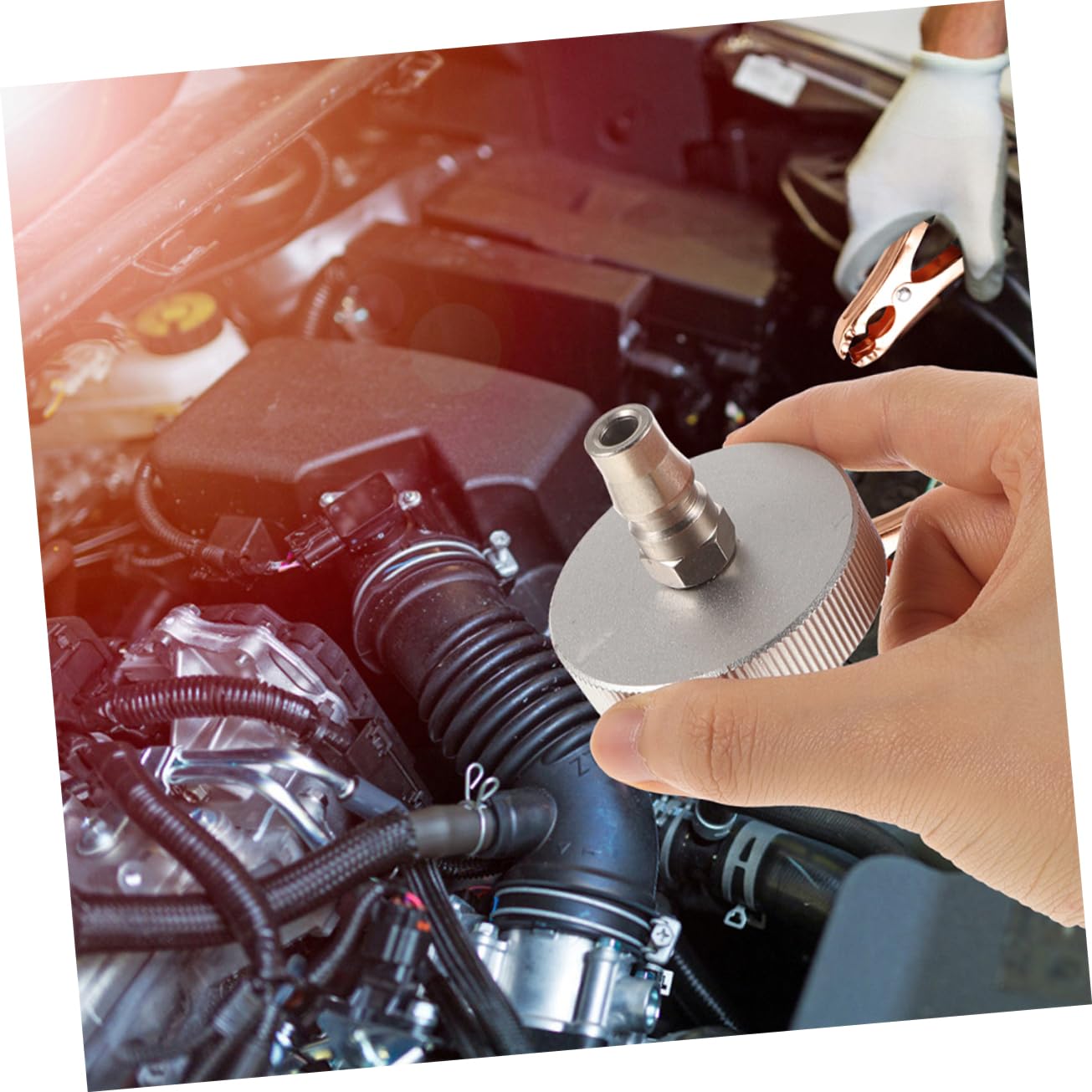 Kit Spurgo Freni a Vuoto 2 Pezzi Attrezzatura per Cambio Liquido Freni Accessori per Manutenzione Impianto Frenante Auto Compatibile Vari Modelli Auto