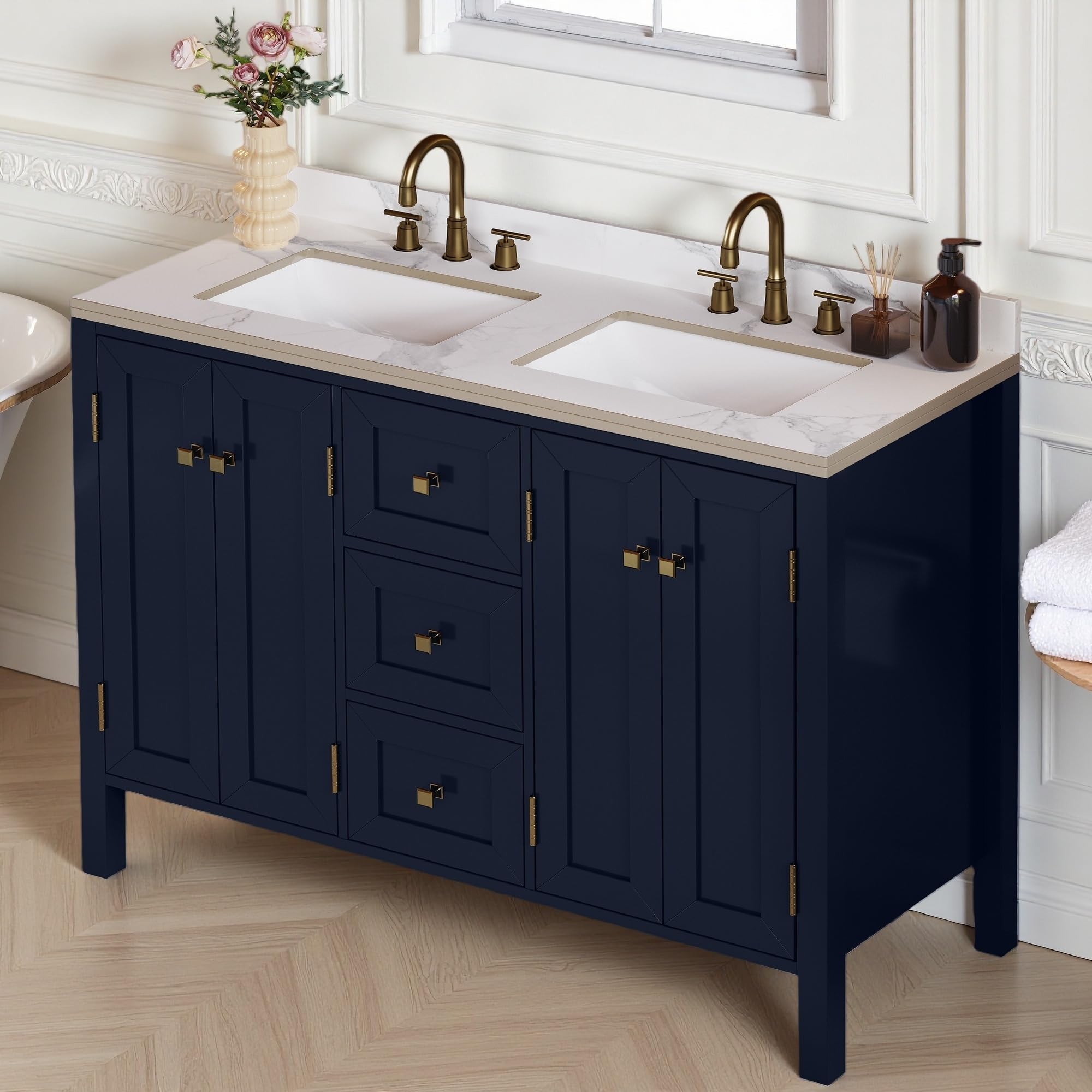 Photo 1 of ***UPDATED 5/2***DWVO 47 Inch Bathroom Vanity TWO BOXES IN THE SET