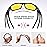 RIVBOS Night Vision Driving Glasses Anti Glare HD Yellow Tinted Sunglasses for Men Women RB831