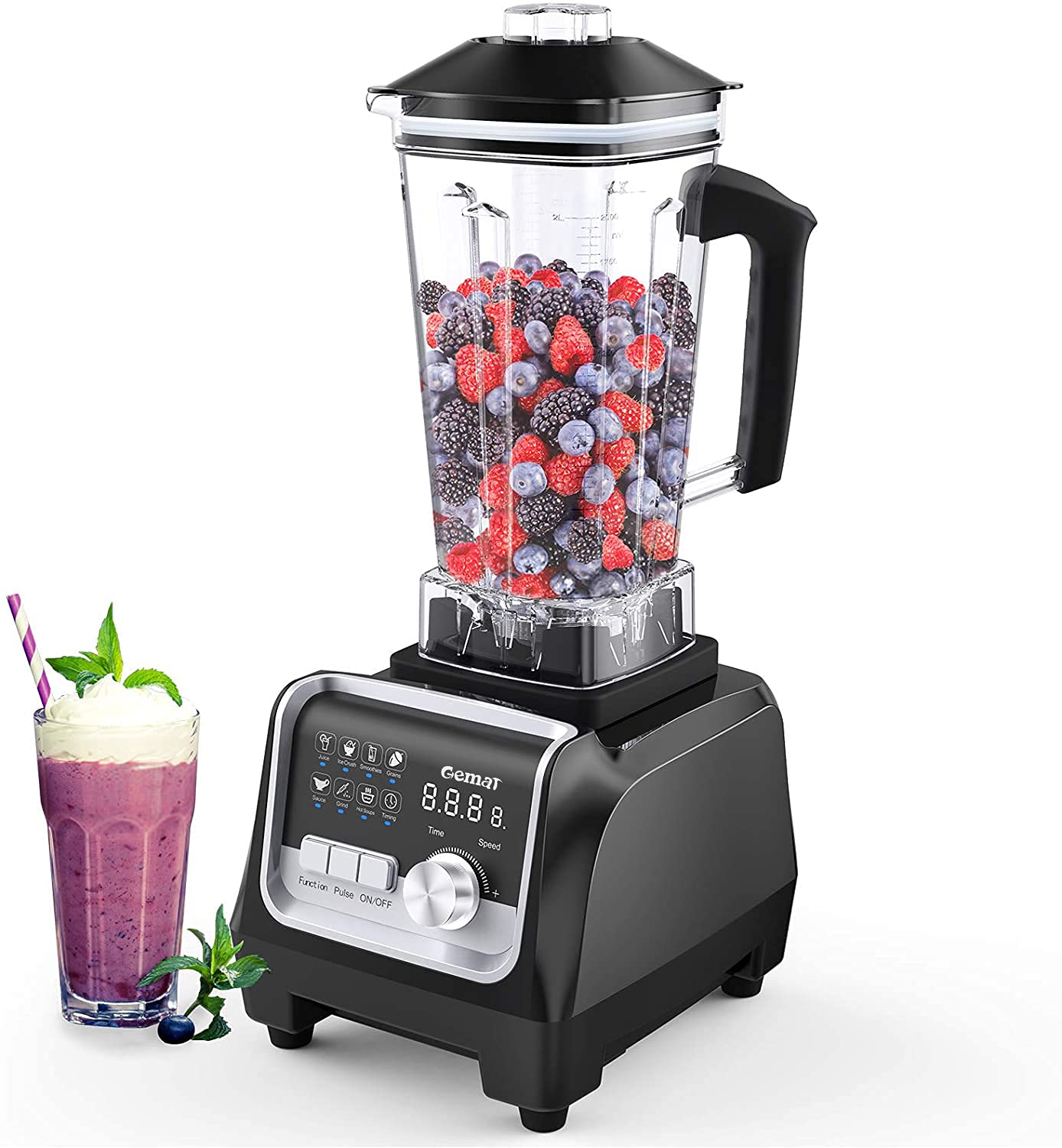 Buy GEMAT Professional Desktop Blender, 1400 Watt Blender for