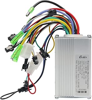 Controle de velocidade da E-Bike,HUIOP Controlador de motor sem escova em liga de alumínio elétrica caixa de controlador de bicicleta elétrica para scooter de bicicleta elétrica,Controlador de motor e