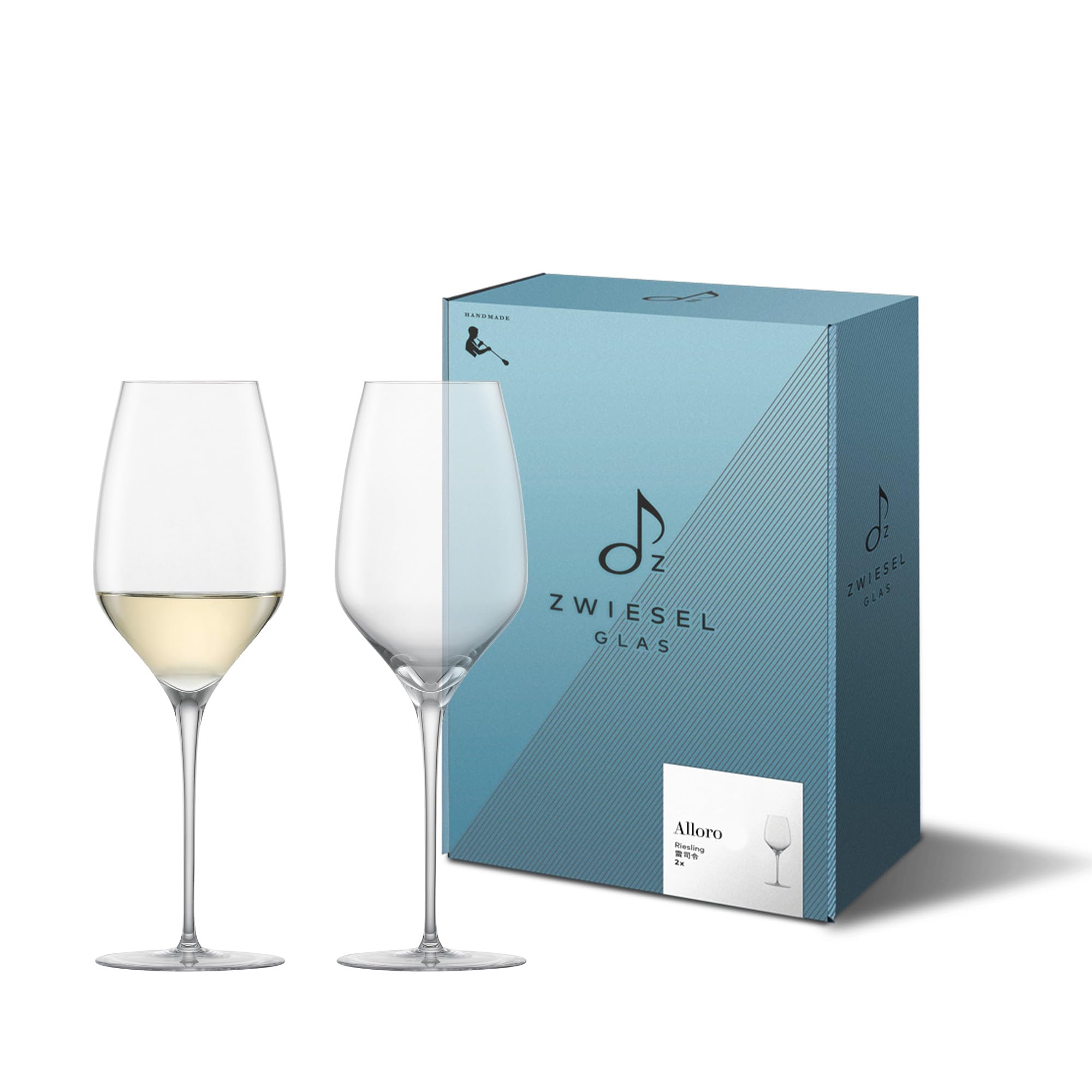 Verre Riesling Zwiesel Glas 426 ml transparent pour dégustation de vin