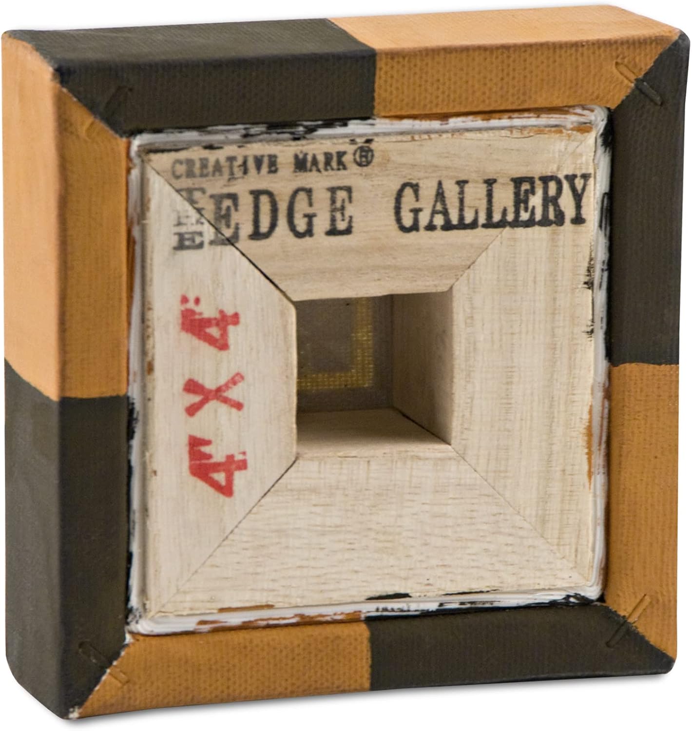 Creative Mark The Edge Deluxe Cotton 1-1/2" Deep Stretched Canvas for Painting, 5x5 Pack of 45, 14oz. Primed Weight, Universal Archival Priming, Medium Tooth, Frameless Artwork Canvas for Painters