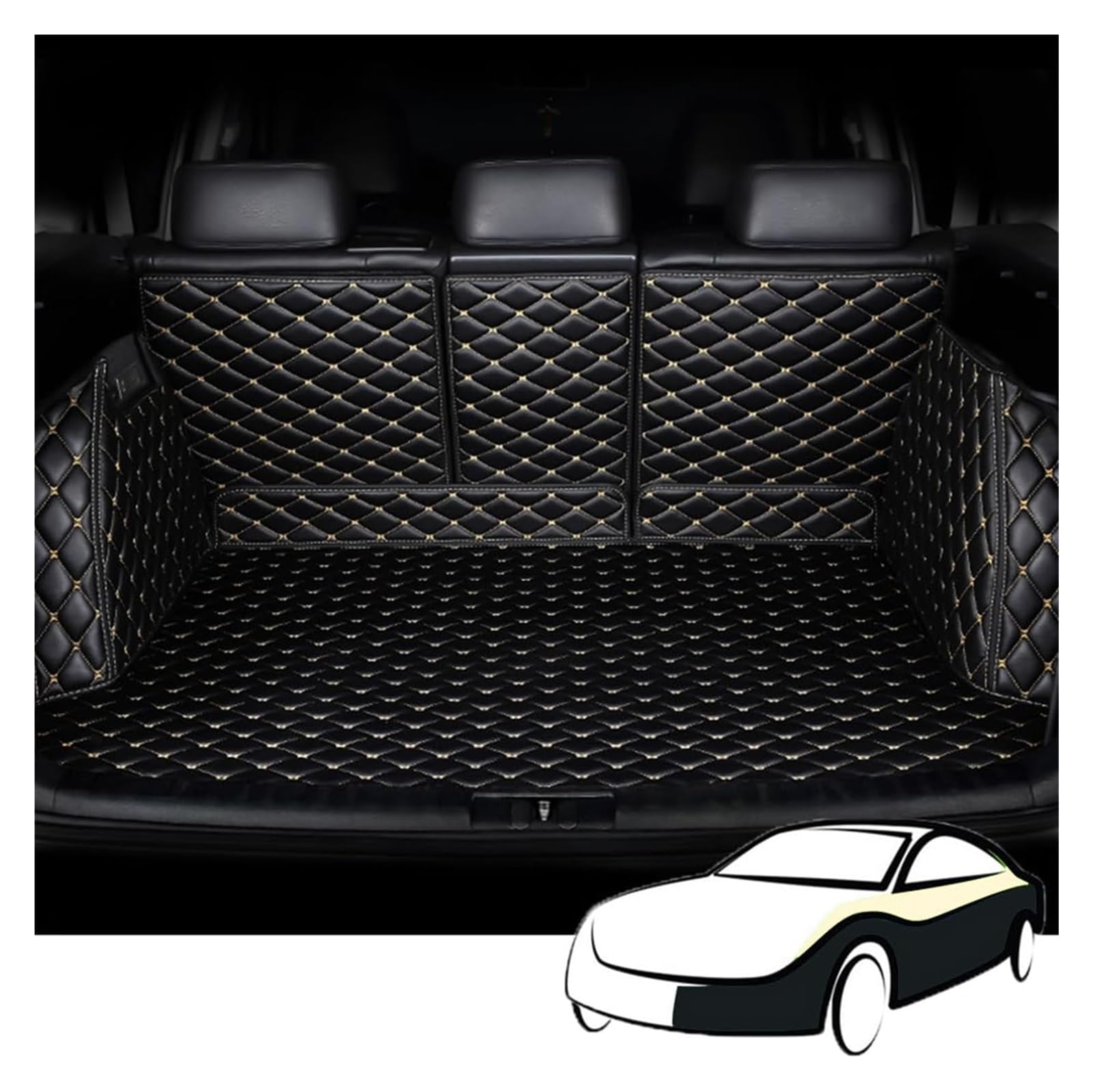 Housse de coffre Audi A5 2 portes tapis de sol antidérapant - 7