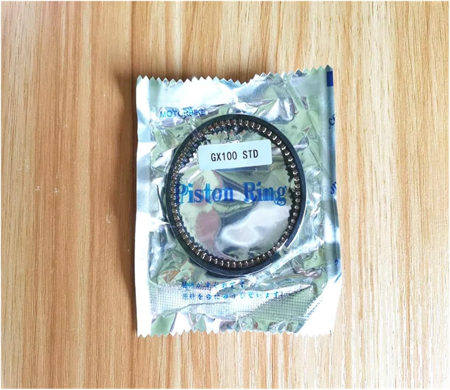 Piston kit 56mm Fit for Hd GX100 Engine Motor Rammer Tamper Piston with Ring pin Clip Replacement