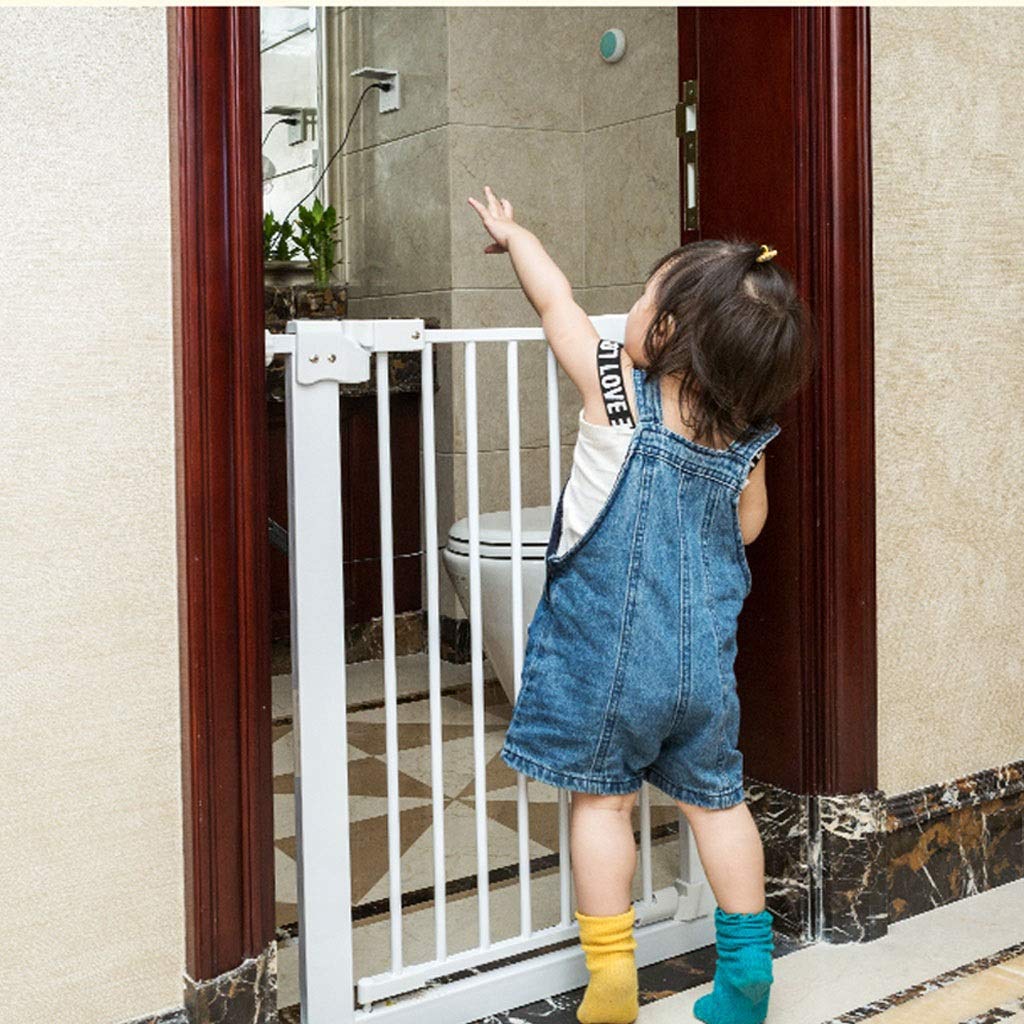 Pet Playpens Child Safety Gates Scale Barriera Bambino Pet Gate Extendable, Auto Chiudi, Due Direzioni, Montaggio a Pressione Scala-Balusters/201-209Cm