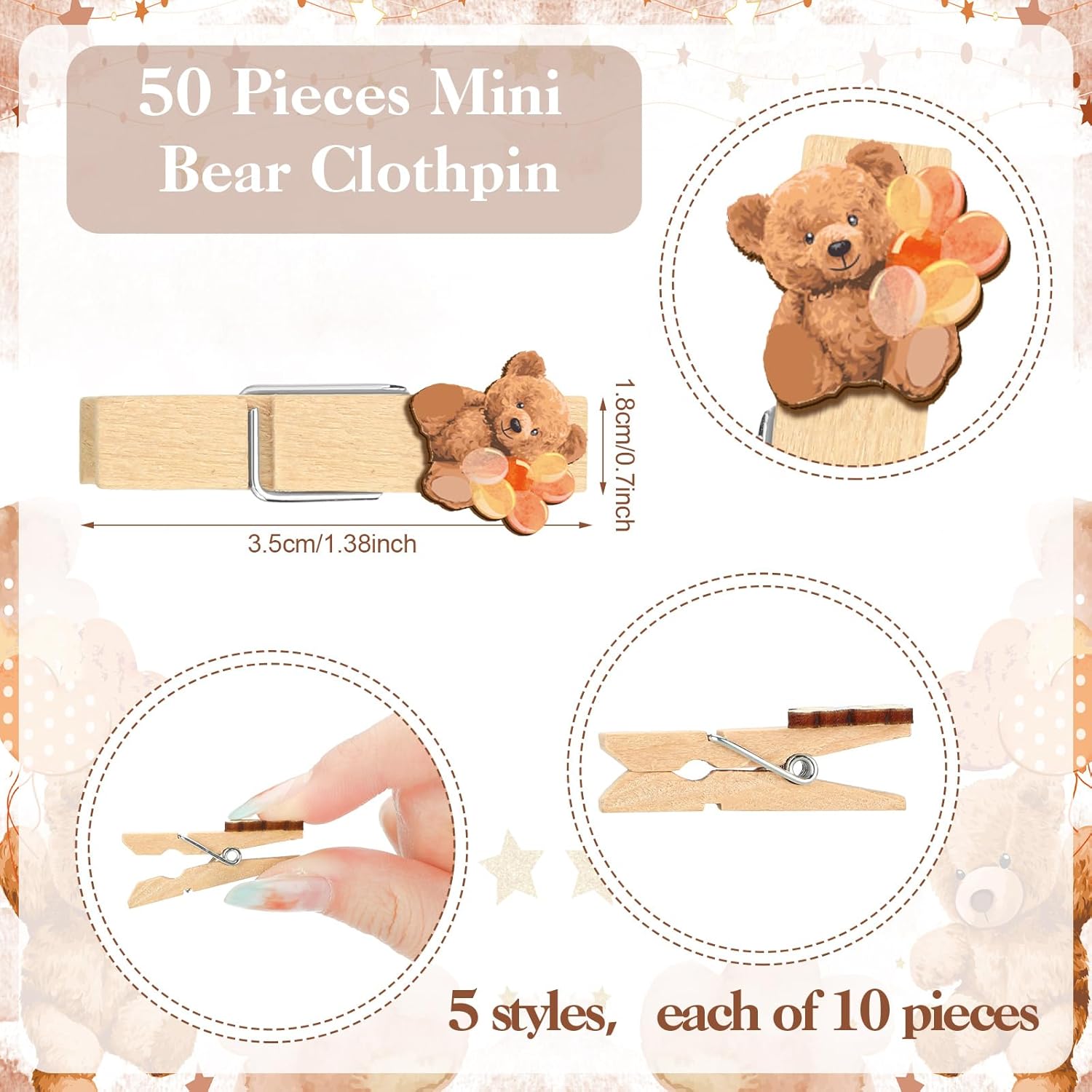 Patelai 321 Pcs Brown Bearly Baby Shower Decorations We Can Bearly Wait Baby Shower Games 5 Sets Don't Say Games Serves 50 Guests for Bear Gender Reveal Barely Theme Party Supplies