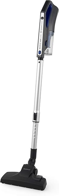 Beldray BEL0947 AIRGLIDE 2-in-1 Stick & Handheld Vacuum Cleaner | Cyclonic System | 400 W | 0.5 L Dust Tank | 5 Metre Power Cord | Accessories Included, Black/Blue, 24.5cm x 27.8cm x 109.2cm