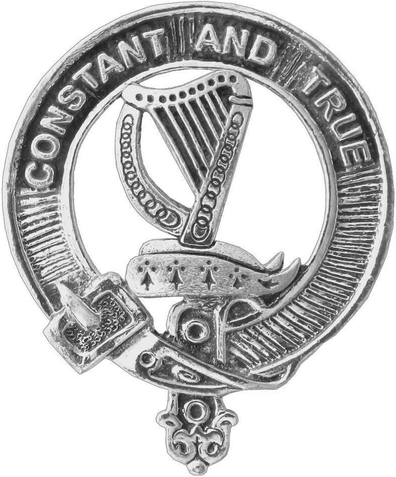 Rose Clan Crest Scottish Cap Badge