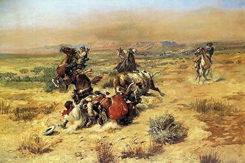 Posterazzi Collection The Strenous Life - PĂłster de Charles M. Russell (18 x 12) Posterazzi Collection The Strenous Life - PĂłster de Charles M. Russell (18 x 12)