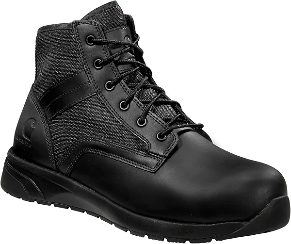 Carhartt Men's Force 5" Soft Toe Lightweight Military and Tactical Sneaker Boot, Black - 8.5 W