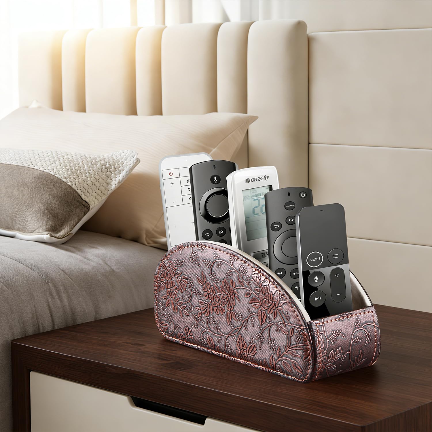 TV Remote Organizer - 5 Compartments -7