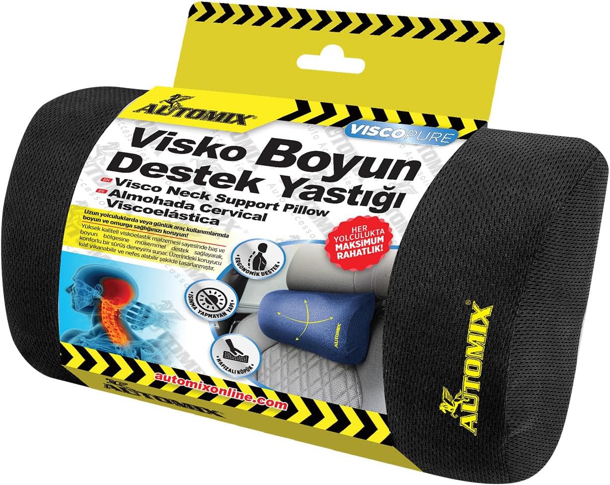 Automix Visko Boyun Destek Yastığı | Konforlu ve Ergonomik Seyahat Yastığı