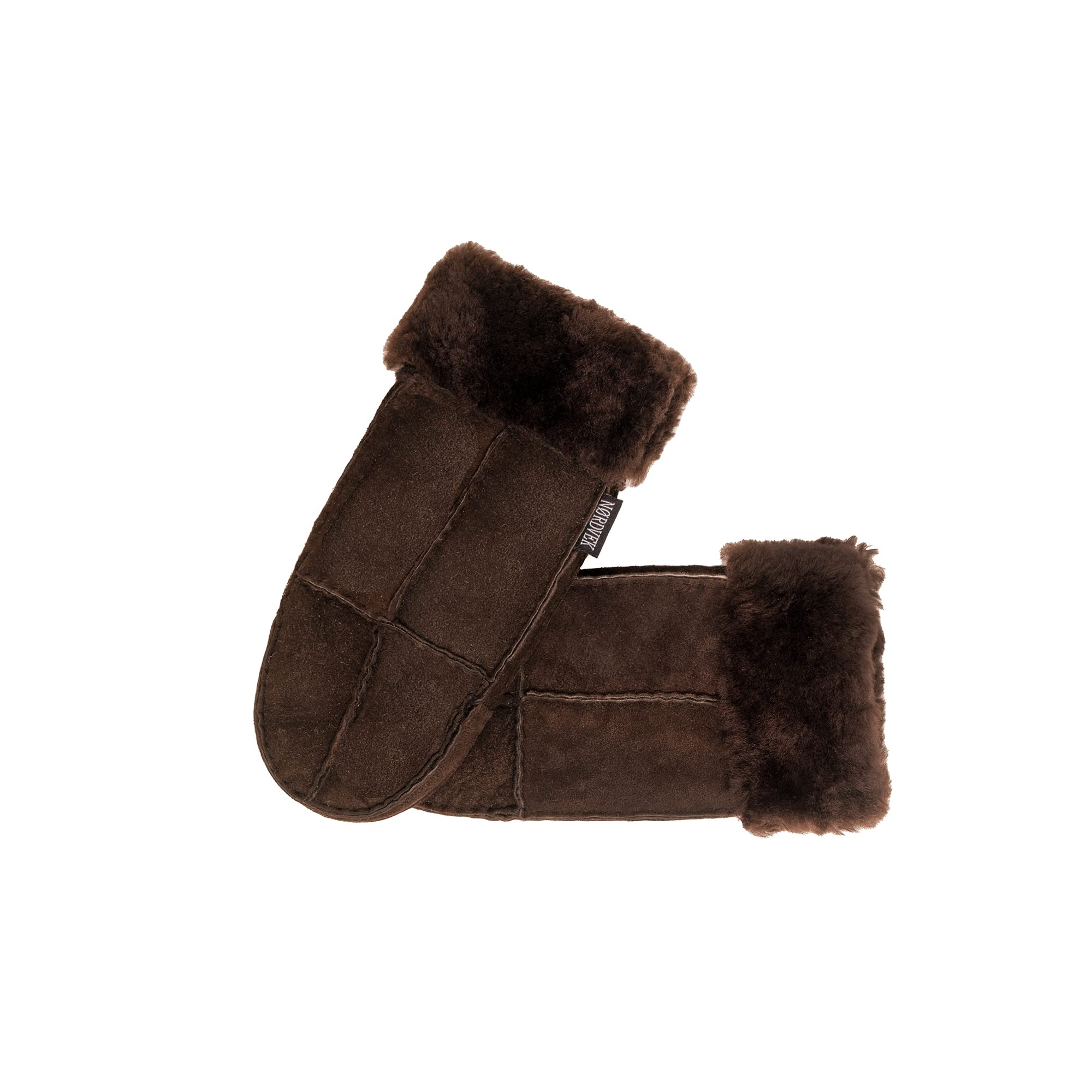 Nordvek Women's Sheepskin Mittens - Chocolate