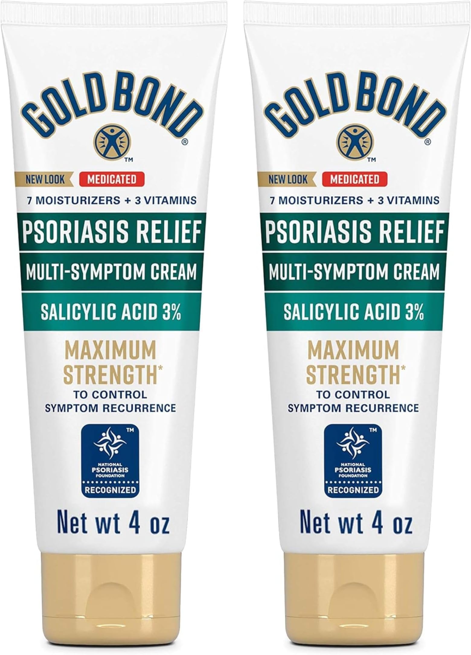 Gold Bond Ultimate Multi-Symptom Cream 4 Ounce (Pack of 2)