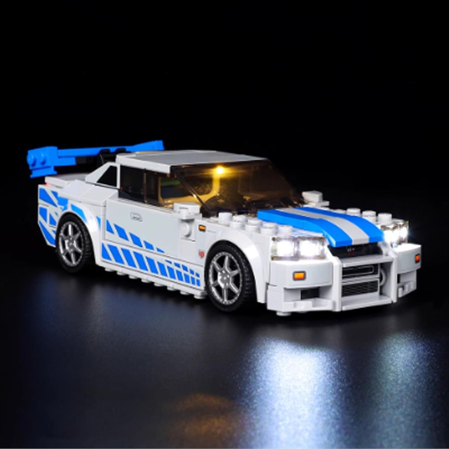 LED Lighting Kit Compatible with Lego 76917 Racing Car Series LED Light Set (Model Kit Not Included - Lighting Components Only)