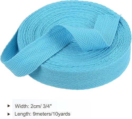 Vista 156 de PATIKIL Cinta de sarga de algodón de 3/4 pulgadas, 10 yardas, cinta de encuadernación al bies, cinta de espiga para costura, envoltura de regalos