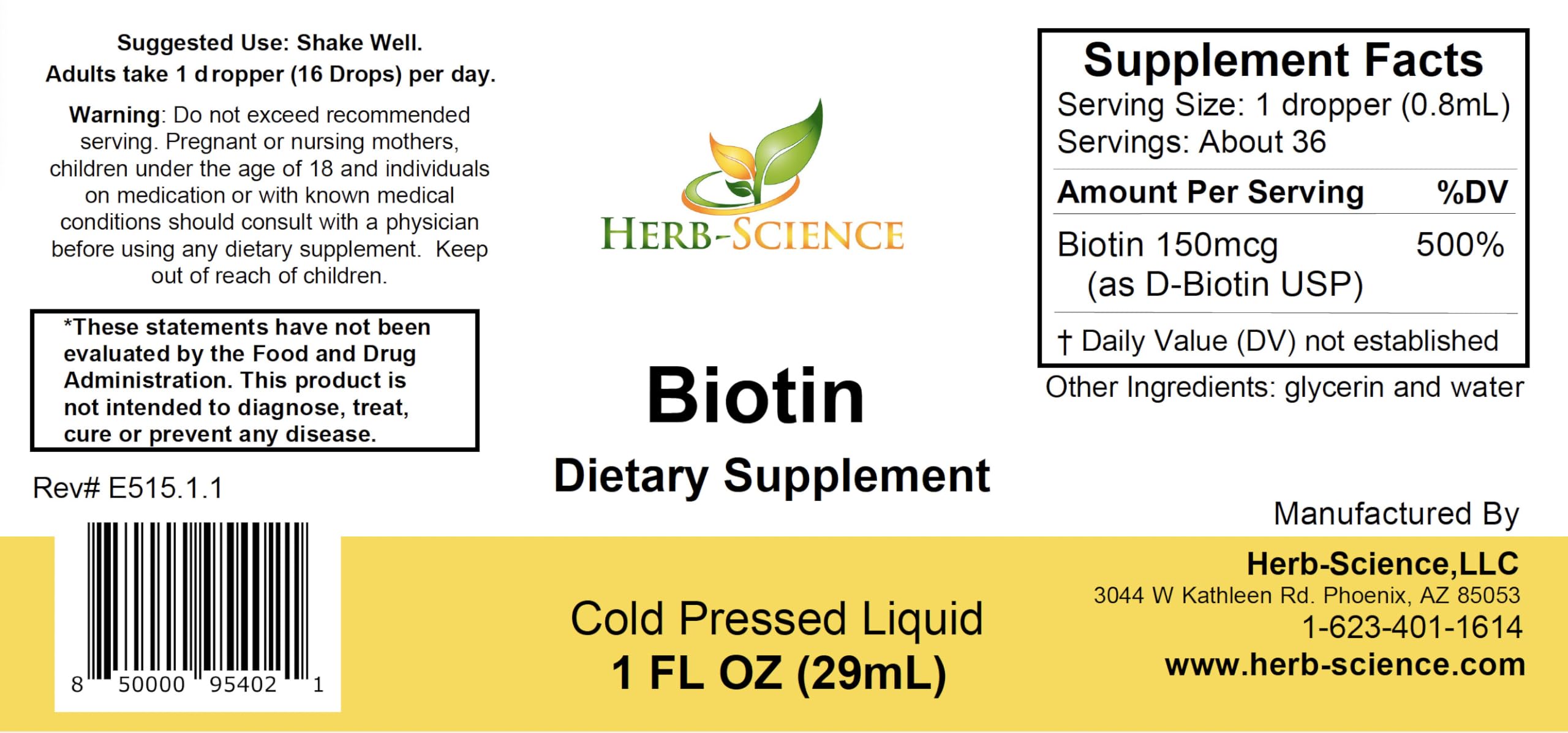 Liquid Biotin B7 – High-Absorption, Cold-Pressed D-Biotin USP, Vegan, Alcohol-Free, Sublingual Drops, No Artificial Flavors, Blue Cobalt Glass Bottle for Potency & Purity - 1 oz — Amazon image 2