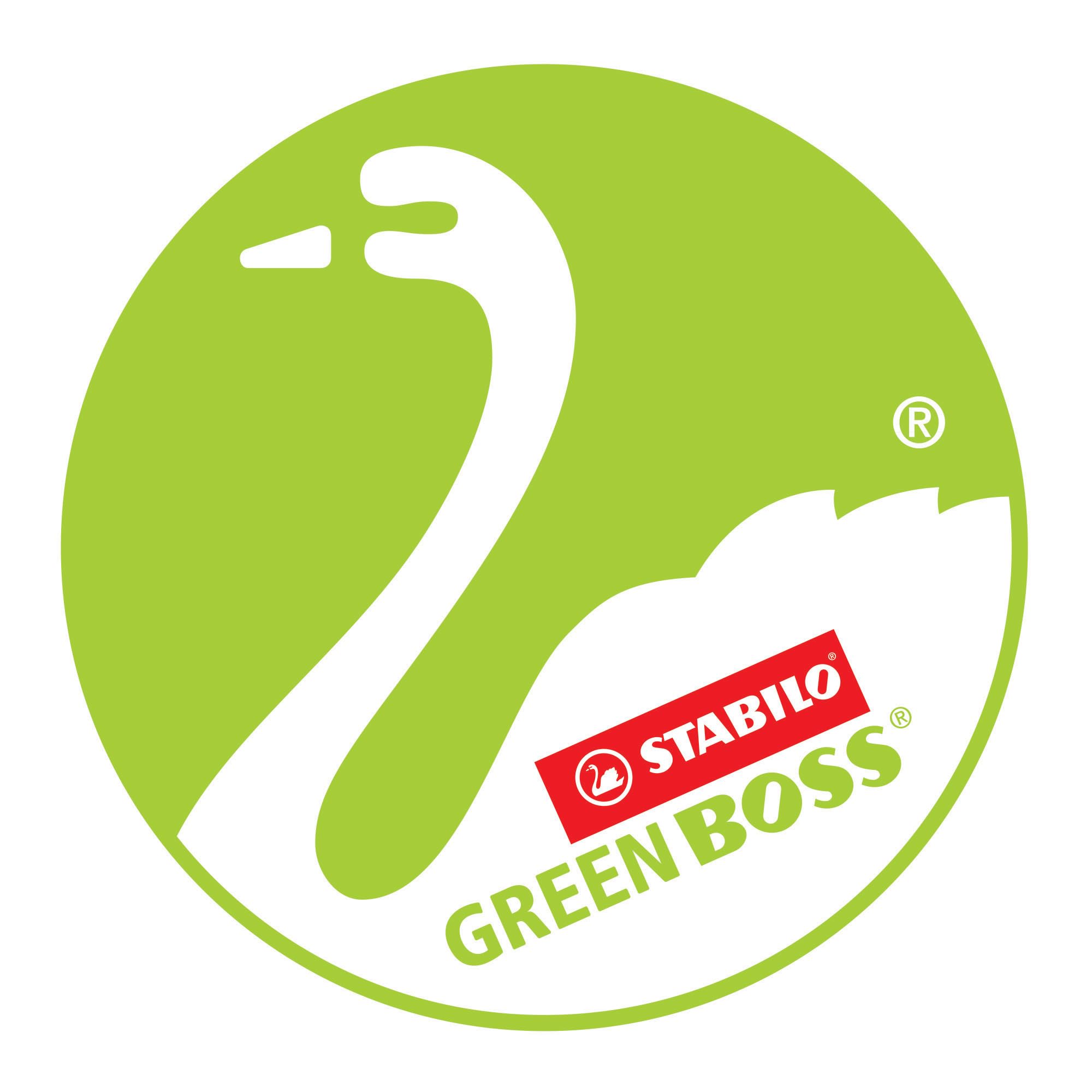 Zakreślacz - STABILO GREEN BOSS etui 4 szt.
