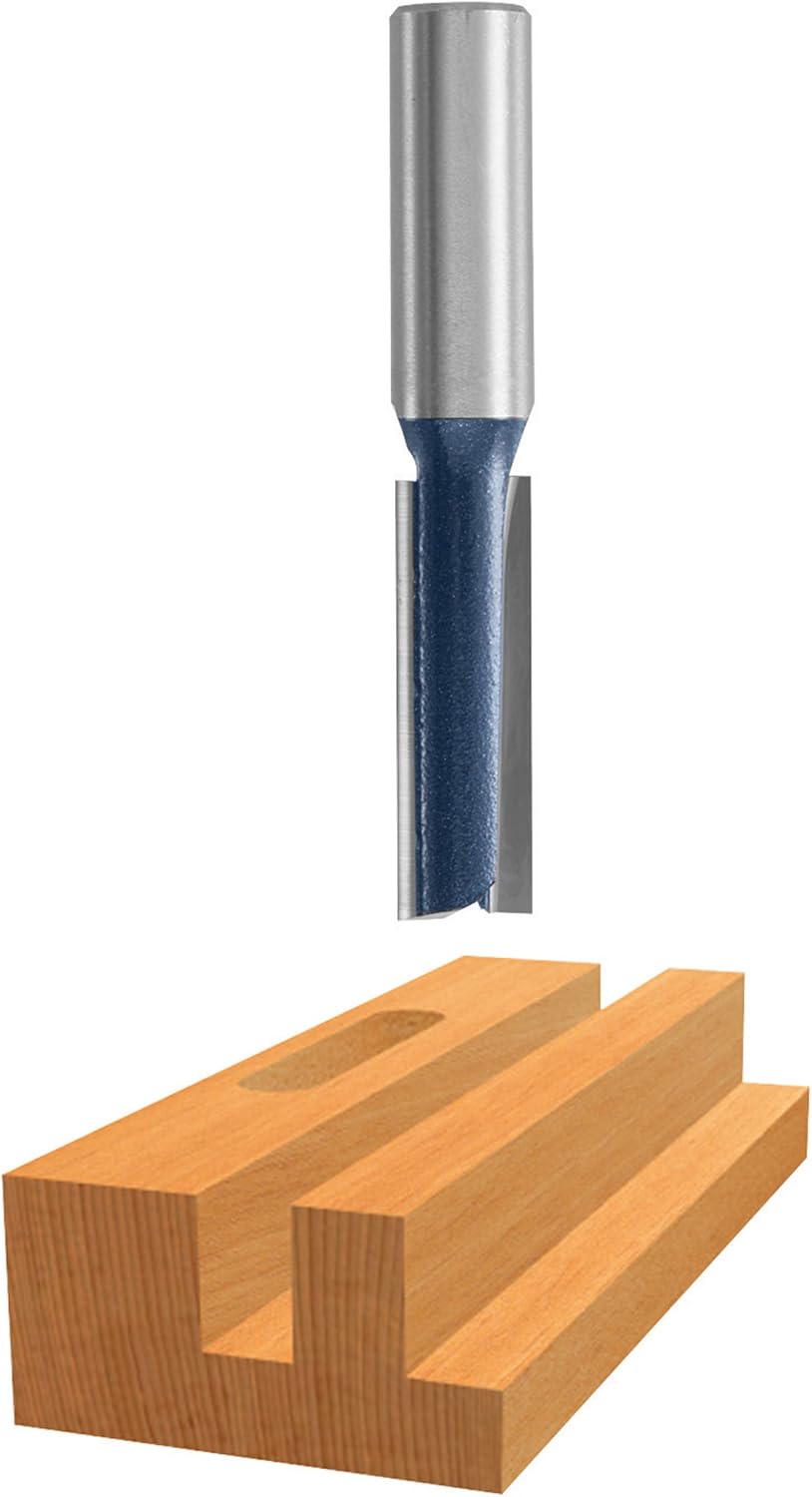 Bosch 85250M 1/4 in. x 7/8 in. Carbide Tipped 2-Flute Straight Bit