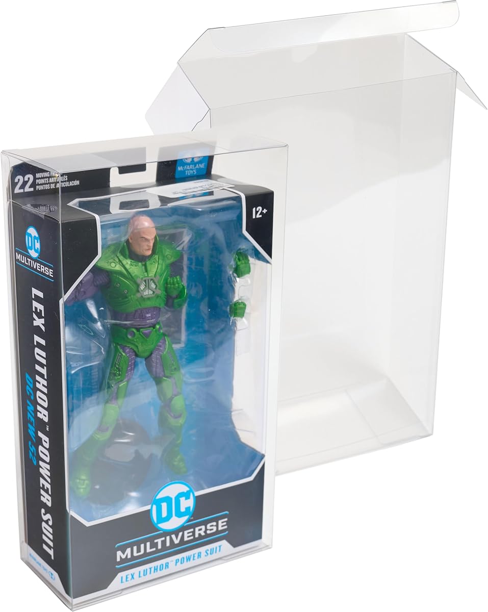 Protector Case for McFarlane DC Multiverse Boxes 7" Action Figure Retail Display (5 Pack)