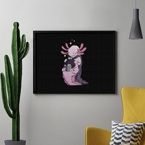 Miniatura 3 de Magical Axolotl Funny Diamond Art Painting Art Kits Full Square Drill Crafts Home Wall Decor Gift