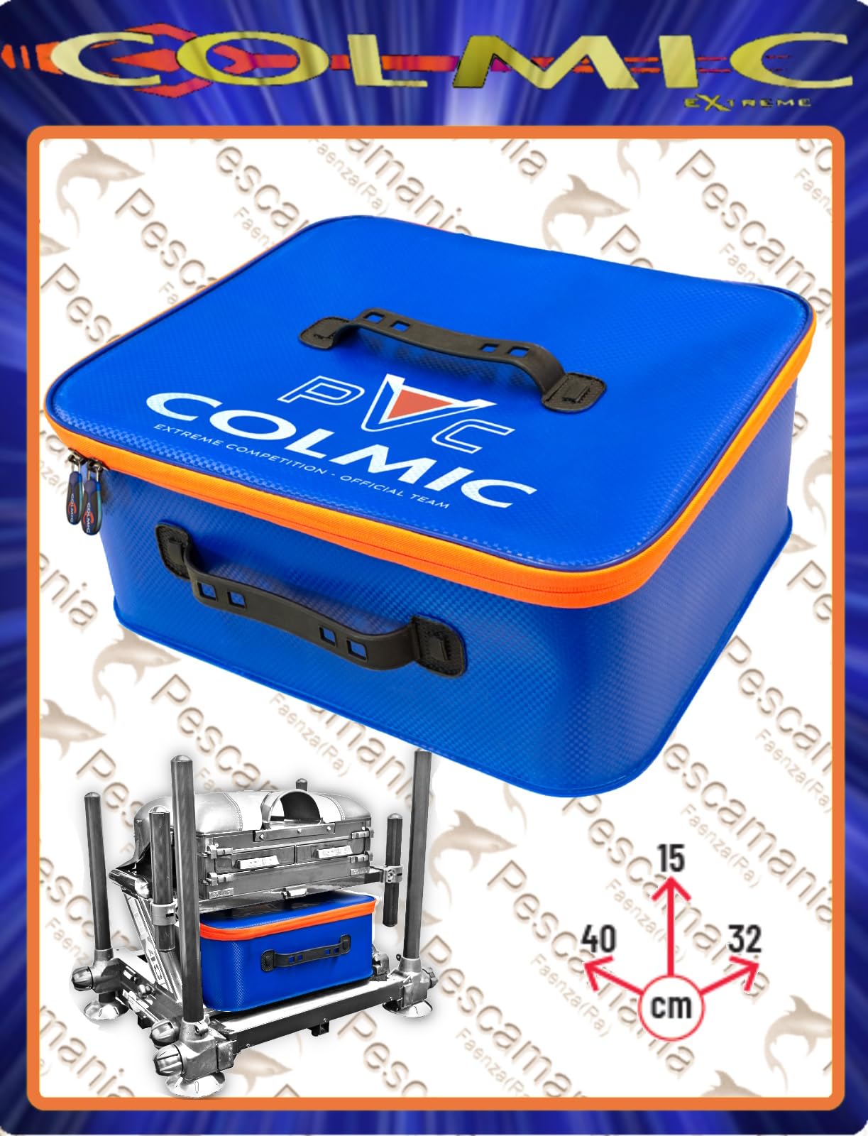 colmic fishing seat boxes Box Storage Door Carpfishing Equipment Spinning Surfcasting Excellent Material with Reinforced Stitching XBraid Finesse Braided Fishing Color:Old School Freestanding Racks