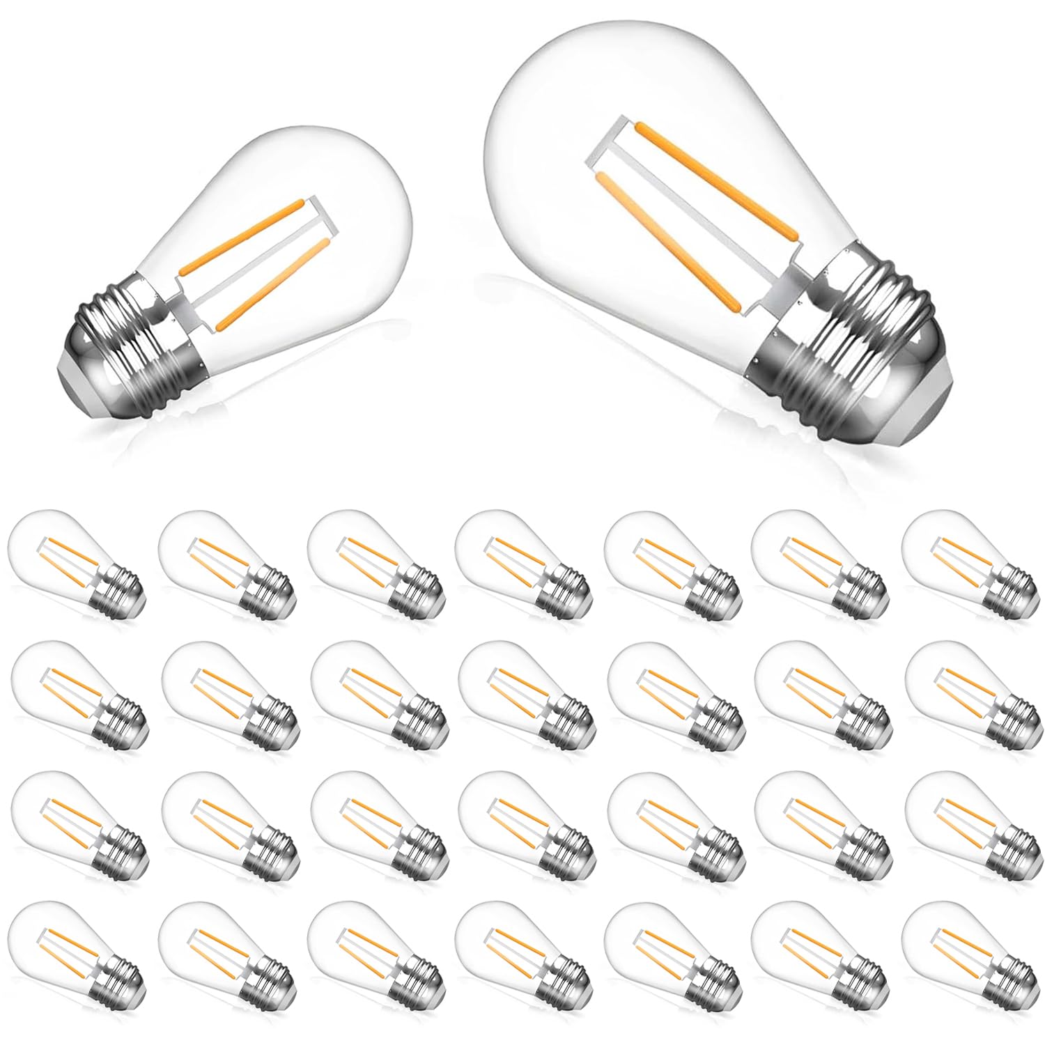 winsaLED S14 Shatterproof Outdoor LED Light Bulbs