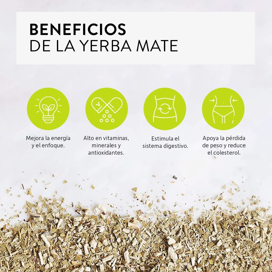 Qumir Pack de Yerba Mate Canarias Serena 1Kg - 3 Unidades - Total 3 Kg de Yerba Mate