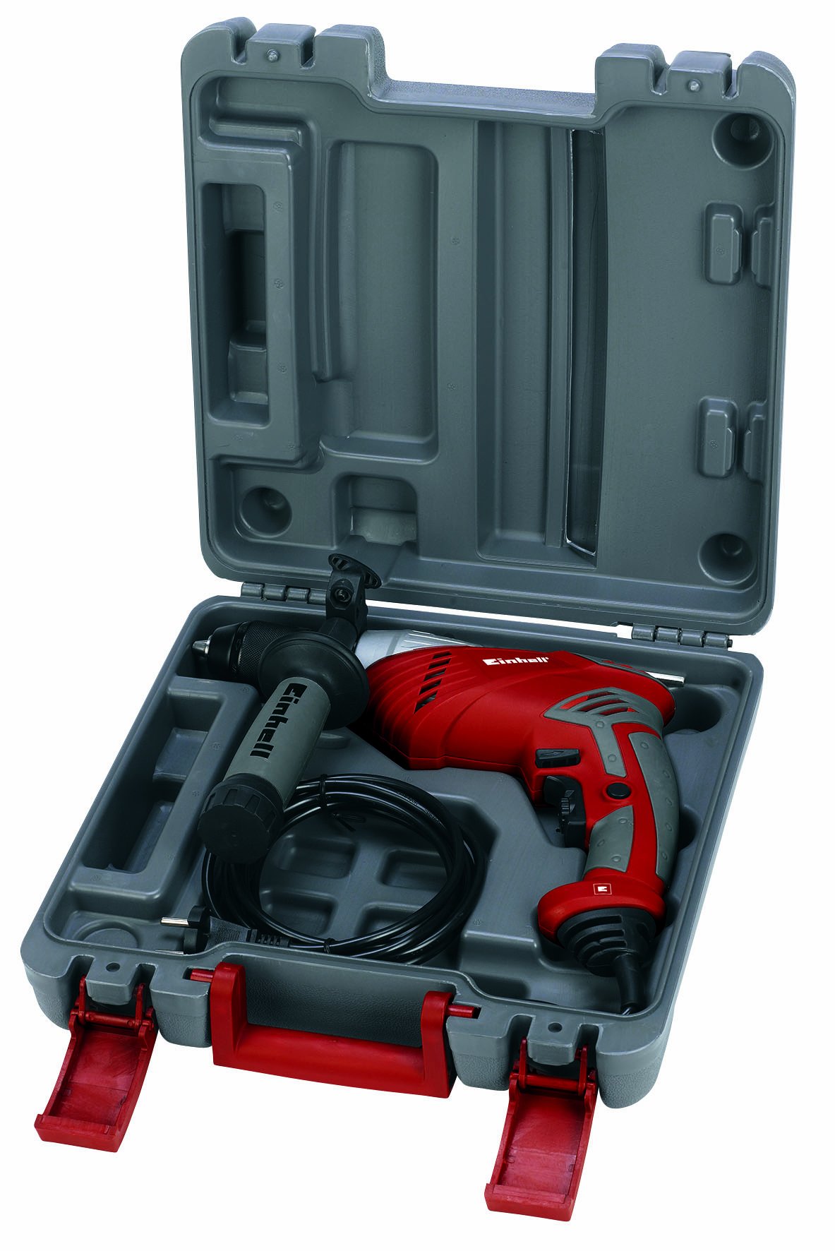 Einhell Taladro de percusión RT-ID 65/1 (650 W, 0-3000 rpm, frecuencia de impacto 0-48000 cps/min, capacidad de perforación madera 25mm / hormigón 13mm / acero 10 mm, portabrocas 13 mm gama alta)