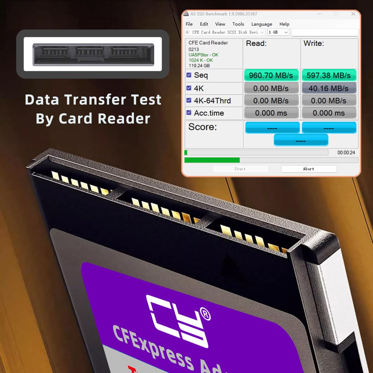 CY Kit de tarjeta de memoria CFexpress, adaptador CFE tipo A a tipo B, CFA a CFB, Compatible con cámara, expansión PCIe RAW 8K