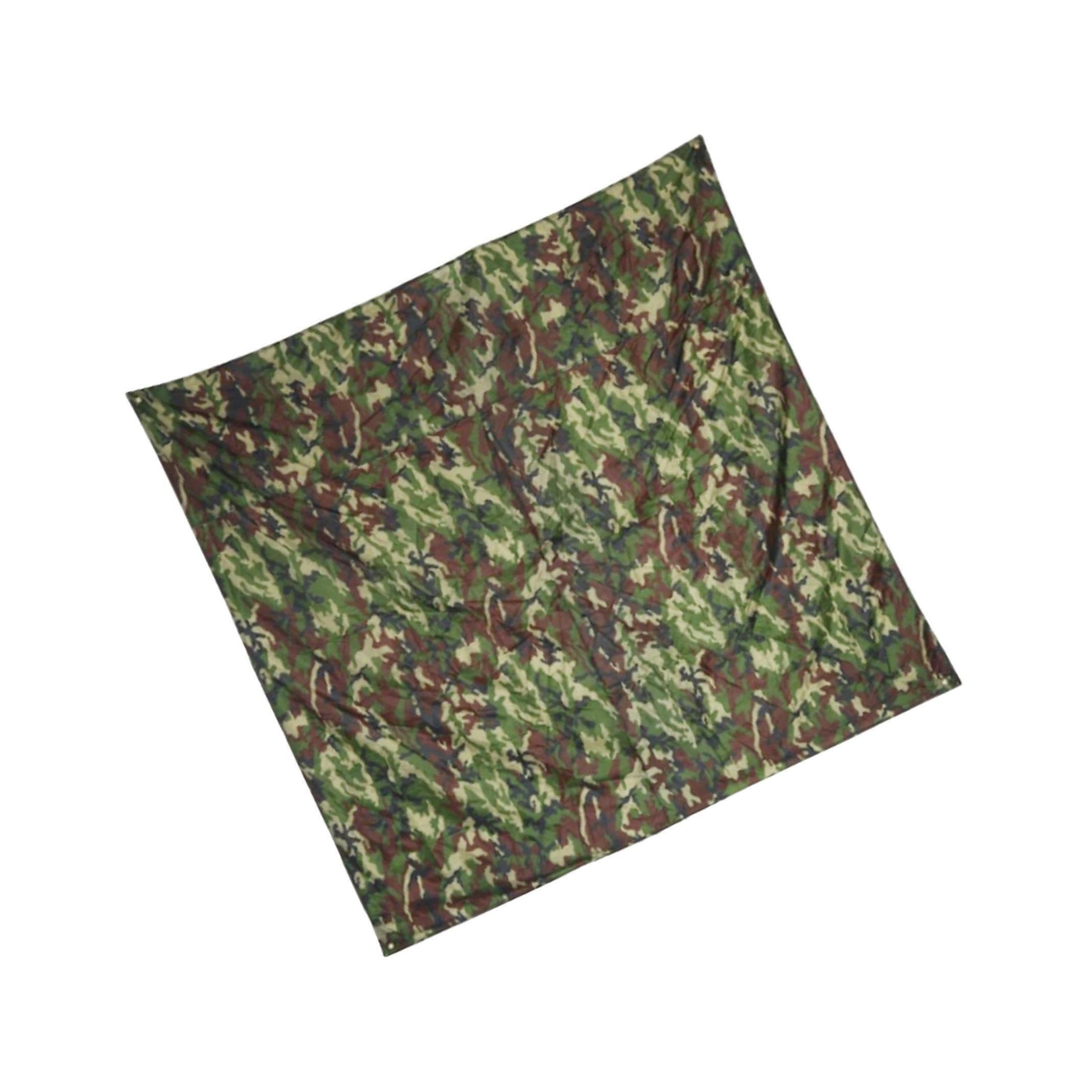 Amslsiu Jungle Camo 2X2m Waterproof Camping Tarp Tent Footprint Durable Ground Sheet For Hiking Red, 1.5X2m 2X2m 3X2.9m