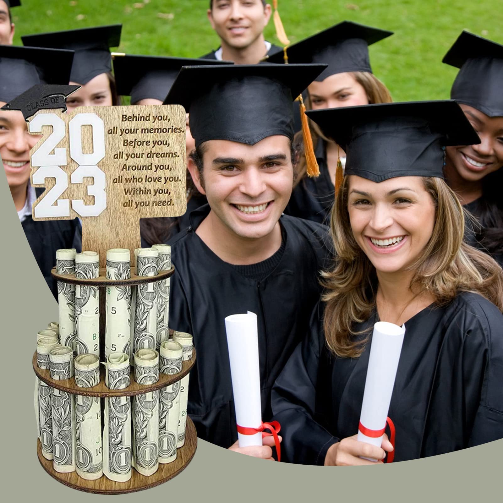 Biglietto Portasoldi Laurea Personalizzato con Frase e Scatolina – Busta Porta Soldi Regalo di Laurea o Diploma – Idea Regalo Originale per Neolaureato o Neolaureata