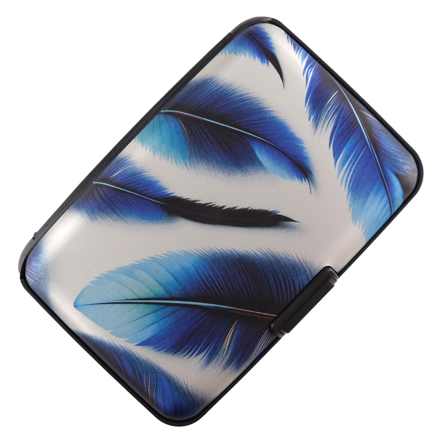 BOHONG Mini RFID Aluminum Wallet Slim Credit Card Case Business Cards Wallet Metal ID Case Credit Cards Holder for Women Men