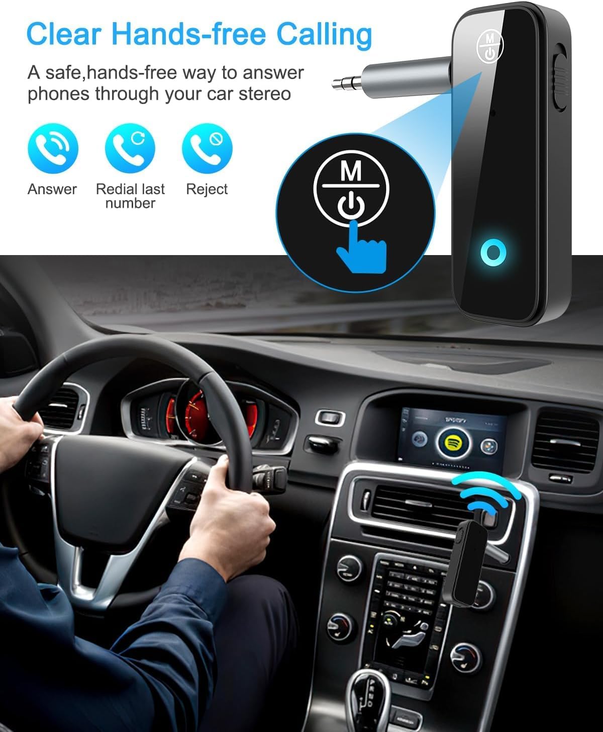 Hands-free calling features in a car
