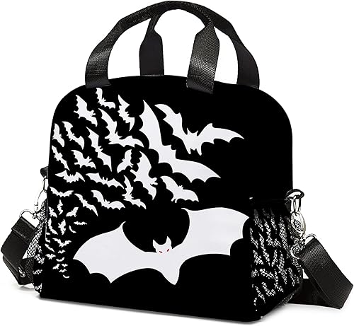 Miniatura 11 de Bolsa de almuerzo reutilizable con aislamiento térmico de gran capacidad para niños y niñas, bolsa enfriadora impermeable con correa ajustable para