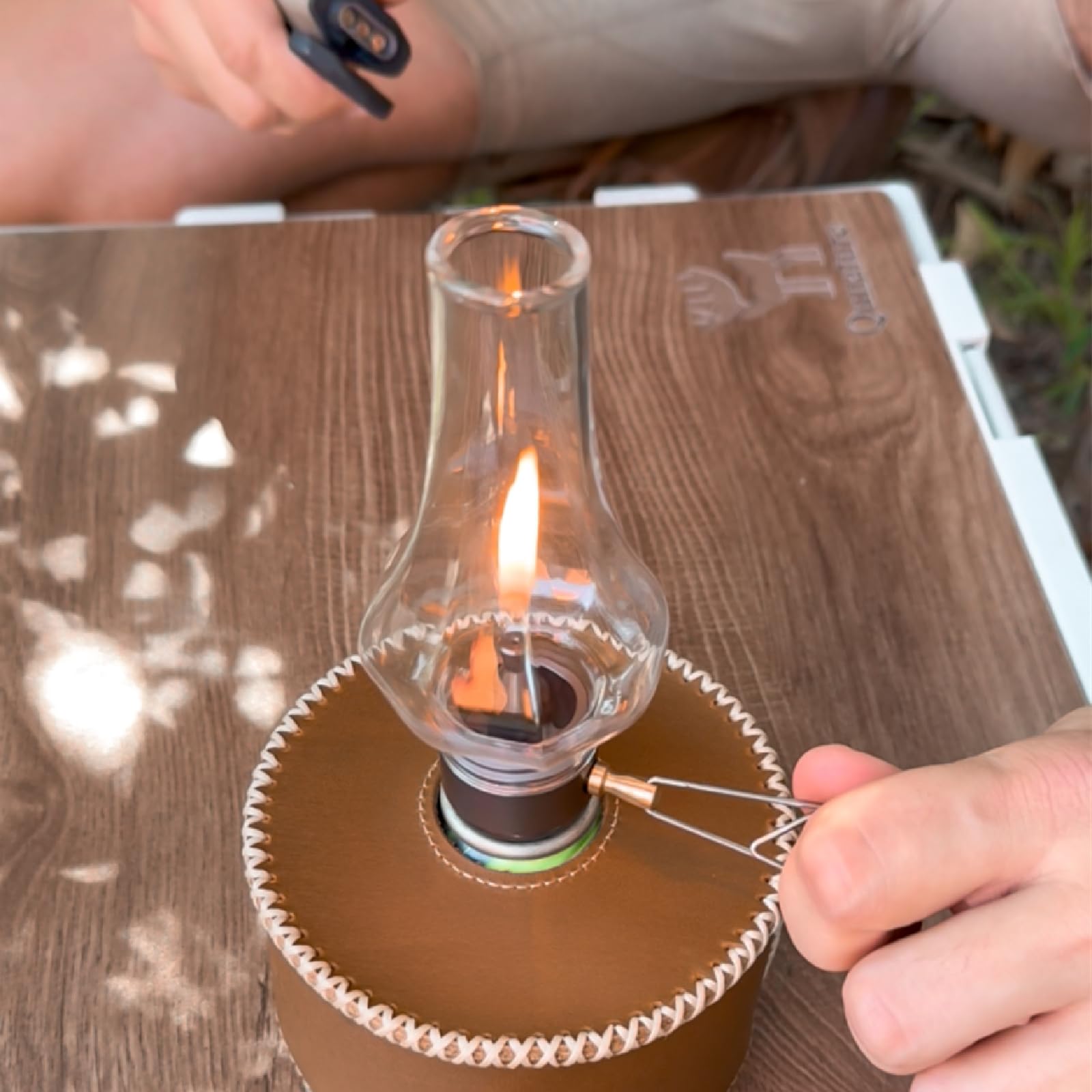 Fire-Maple Tulip Lanterne de Camping au Gaz en Verre Acier et Aluminium Compatible avec Cartouche de Gaz Propane ou Isobutane Sans Manchon Lumière d’Ambiance pour Camping ou Urgence