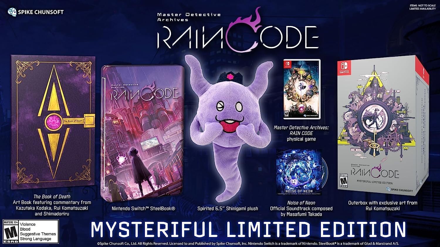 Master Detective Archives: RAIN CODE - Mysteriful Limited Edition Nintendo Switch